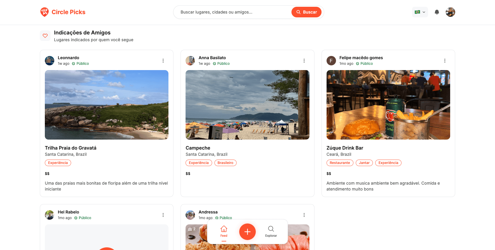 Circle Picks web app